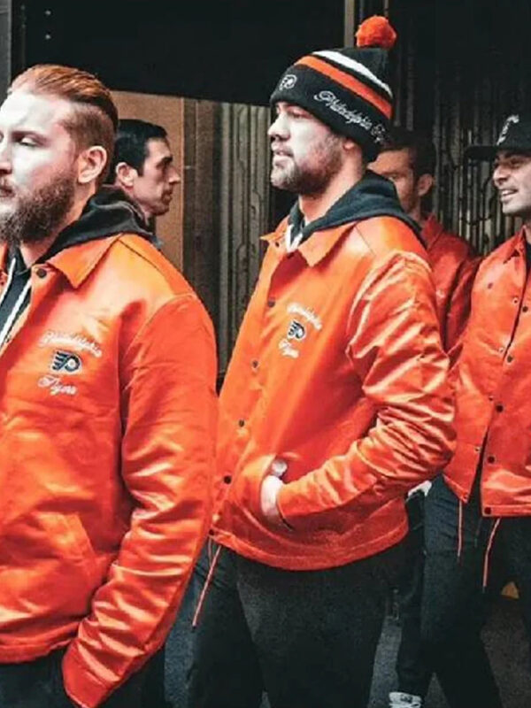 NHL-Philadelphia-Flyers-Coaches-Orange-Jacket
