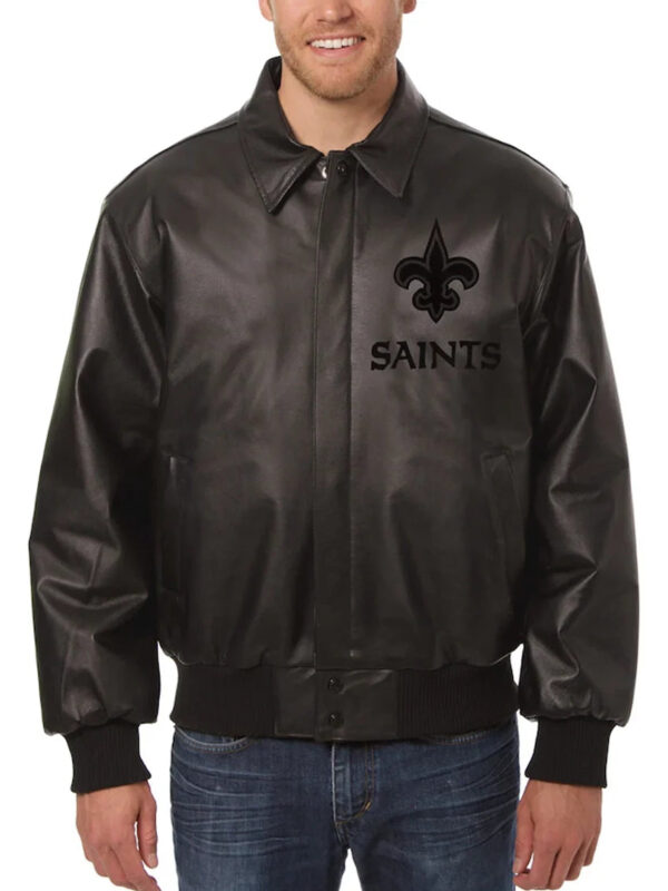 New_Orleans_Saints_Leather_Jacket