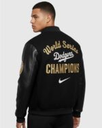 Nike-Dodgers-World-Series-Champions-Black-Jacket