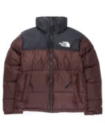 North-Face-Puffer-Jacket-Brown-And-Black