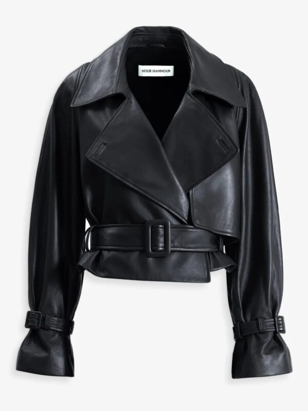 Nour Hammour Leather Jacket
