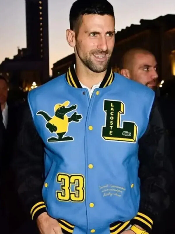 Novak Djokovic Lacoste Varsity Jacket