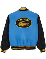 Novak Djokovic Lacoste Varsity Jacket Back