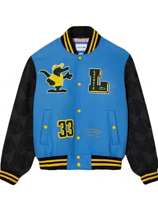 Novak Djokovic Lacoste Varsity Jacket For Sale