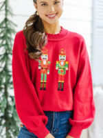 Nutcracker Sweater Red