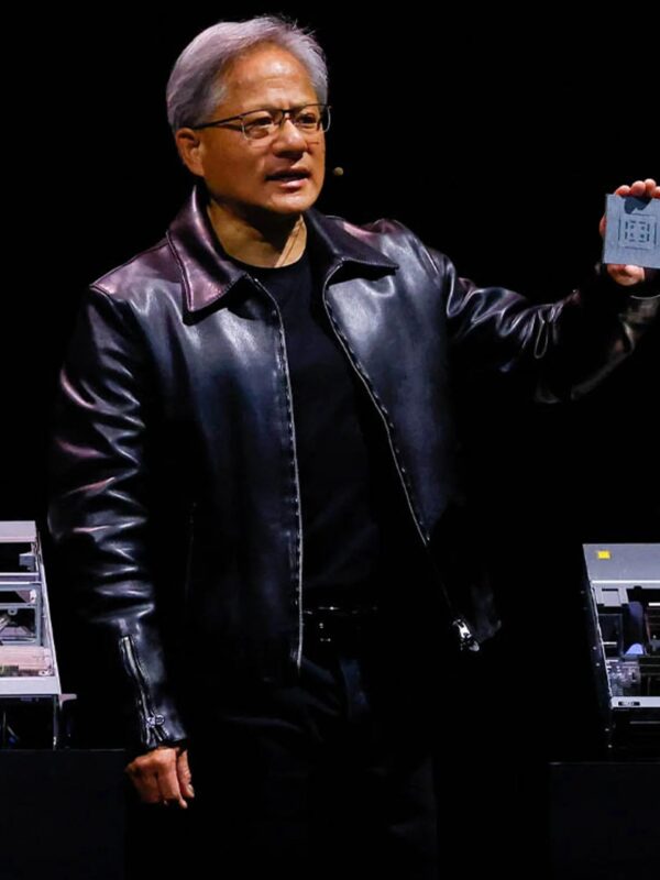 Nvidia CEO Jensen Huang Leather Jacket