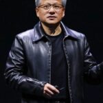 Jensen Huang Leather Jacket