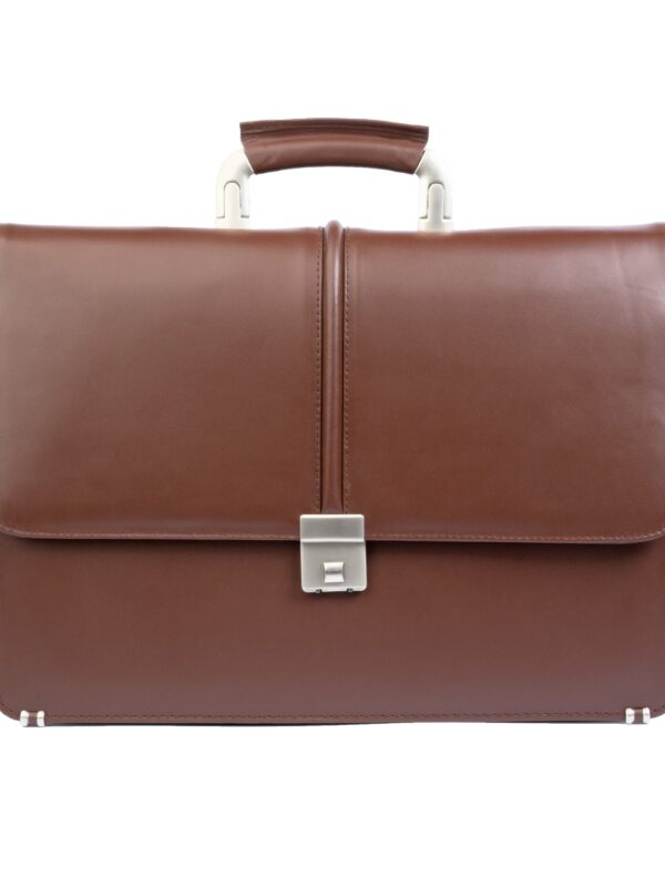 Modern Leather Office Bag with Lock Zing Apparel