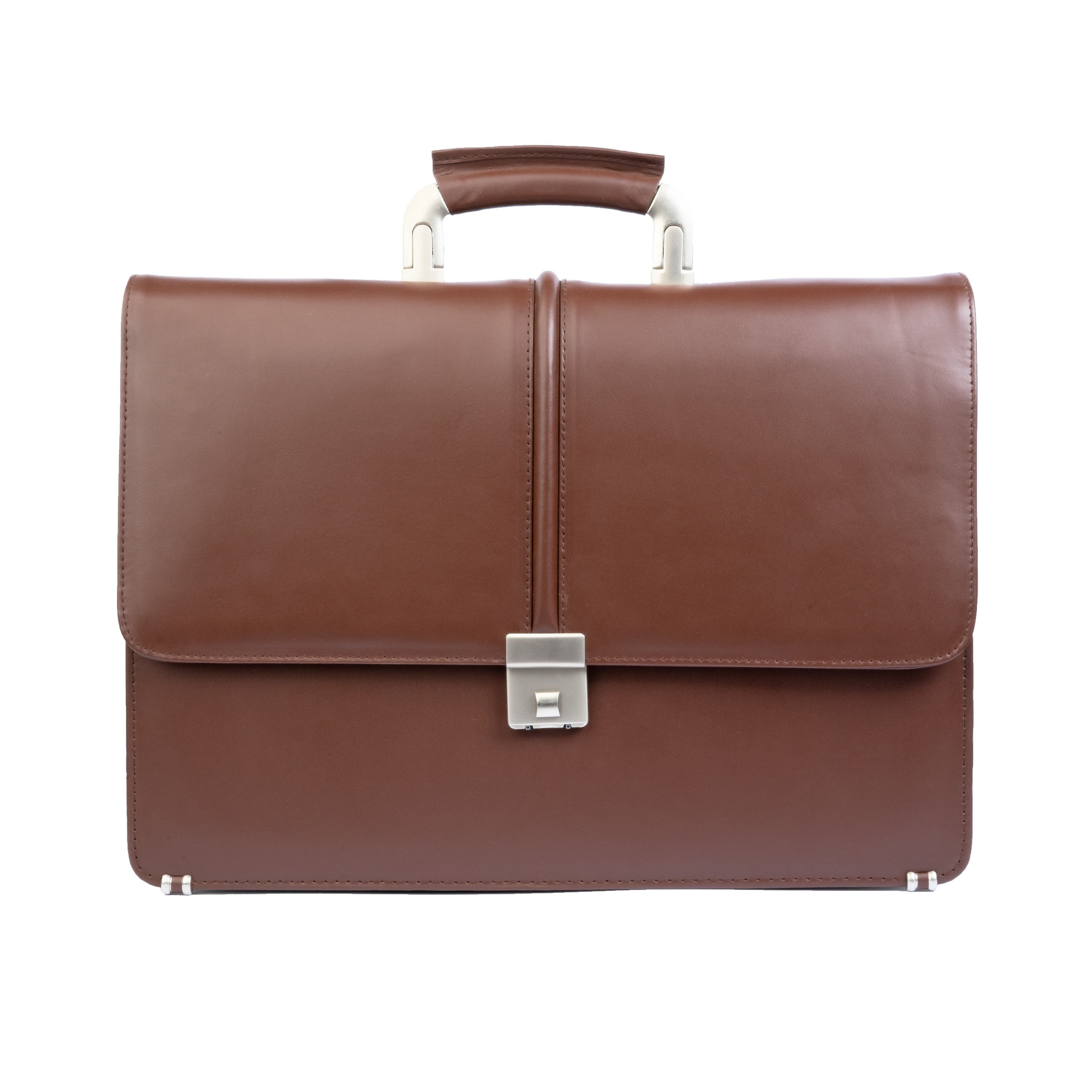 OVS01063 Modern Leather Office Bag with Lock Zing Apparel