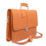 Modern Leather Office Bag With Lock Zing Apparel