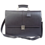 Modern Leather Office Bag With Lock Zing Apparel