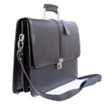 Modern Leather Office Bag With Lock Zing Apparel