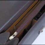 Modern Leather Office Bag With Lock Zing Apparel