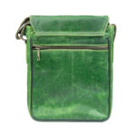 Vintage Leather Crossbody Bag, Green Zing Apparel