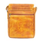 Vintage Leather Crossbody Bag, Green Zing Apparel