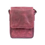 Vintage Leather Crossbody Bag, Green Zing Apparel