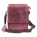 Vintage Leather Crossbody Bag, Green Zing Apparel