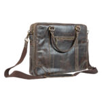The Maverick Vintage Leather Laptop Bag Zing Apparel