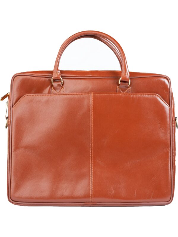 Premium Oil Pull Up Laptop Bag, Black Zing Apparel