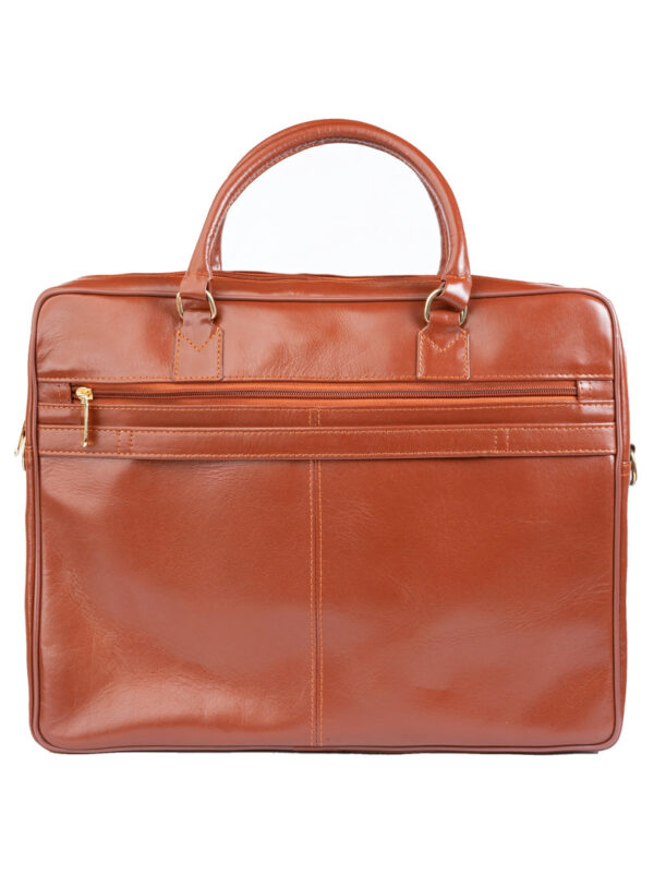 Premium Oil Pull Up Laptop Bag, Black Zing Apparel