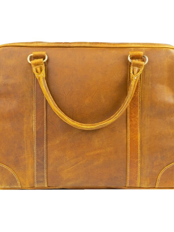 The Maverick Vintage Leather Laptop Bag Zing Apparel
