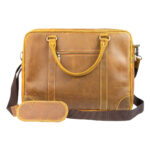 The Maverick Vintage Leather Laptop Bag Zing Apparel