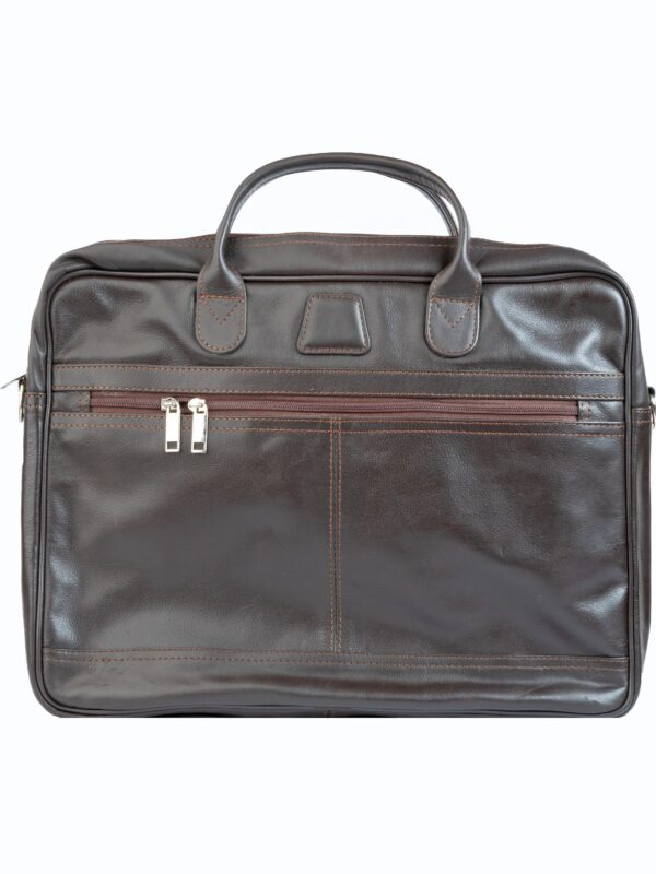 Slim Leather Office Bag For Laptop Zing Apparel