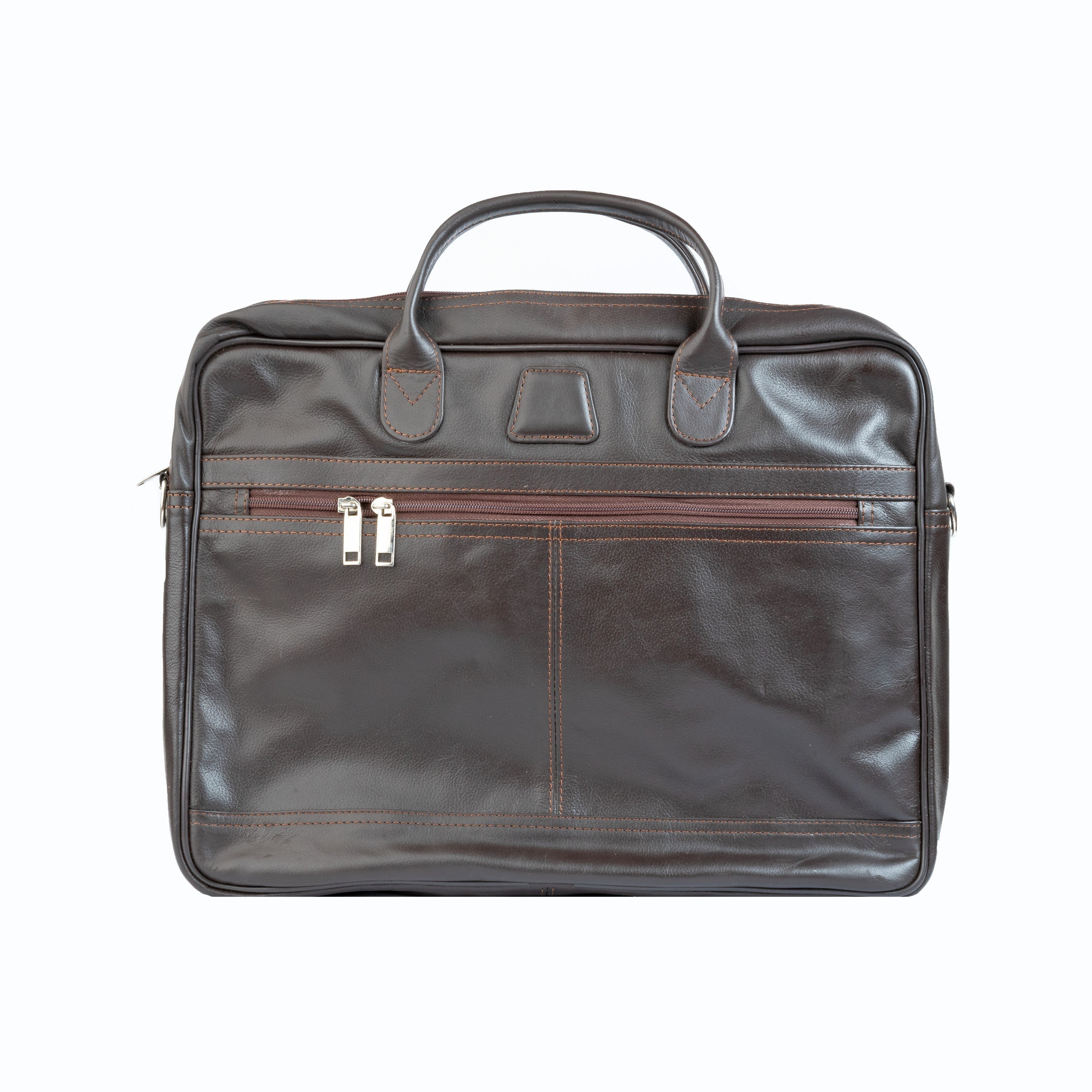 OVS01422 Slim Leather Office Bag For Laptop Zing Apparel