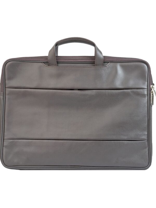 The Millennial Sleek Leather Laptop Bag Zing Apparel