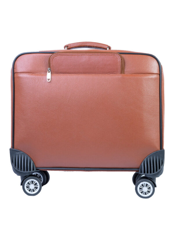 Best Travel Trolley Bag/Suitcase, Brown Zing Apparel