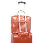 Modern Leather Case Cabin Trolley Bag Zing Apparel