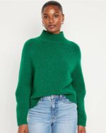 Old-Navy-Mock-Neck-Sweater-Green