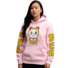 Palace Doraemon Fleece Hoodie For Men And Women