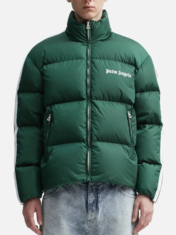 Palm-Angels-Track-Puffer-Green-Jacket