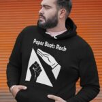 Paper Beats Rock Hoodie