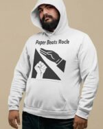 Paper Beats Rock Hoodie Sale
