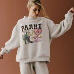 Parke Texas Graphic Mockneck Sweatshirt