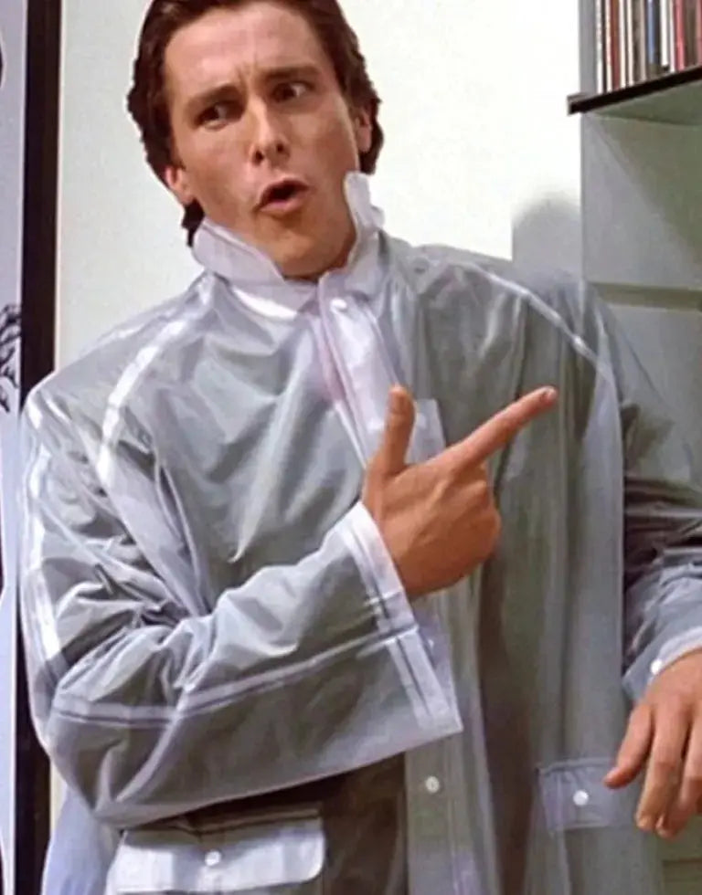 PatrickBatemanRaincoat Patrick Bateman Raincoat Zing Apparel