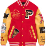 World Famous Varsity Jacket Men, Red Zing Apparel