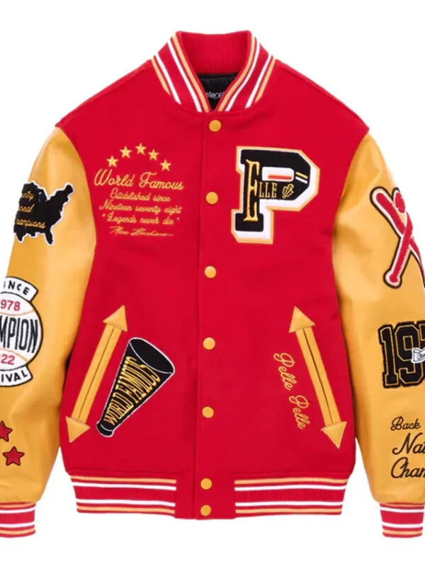 World Famous Varsity Jacket Men, Red Zing Apparel