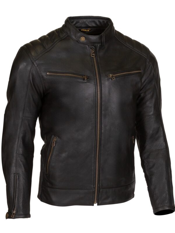 Perforated Leather Motorcycle Jacket Buy