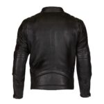 Perforated Leather Motorcycle Jacket For Sale