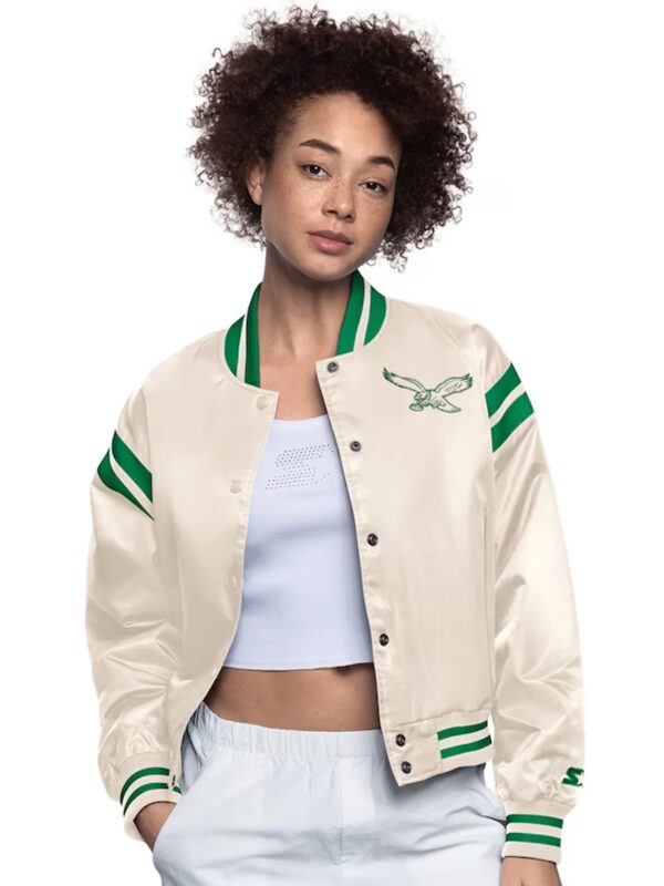 Philadelphia-Eagles-Cream-Full-Count-Satin-Jacket