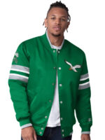 Philadelphia Eagles Bomber Jacket Green
