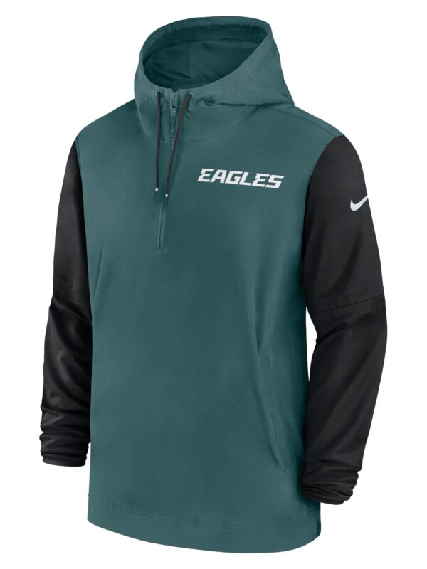 Philadelphia_Eagles_Sideline_Pre_Game_Half_Zip_Hoodie_Jacket_Sale