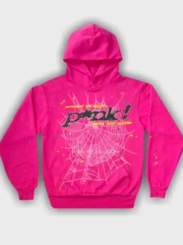 Pink Sp5der Hoodie Zing Apparel