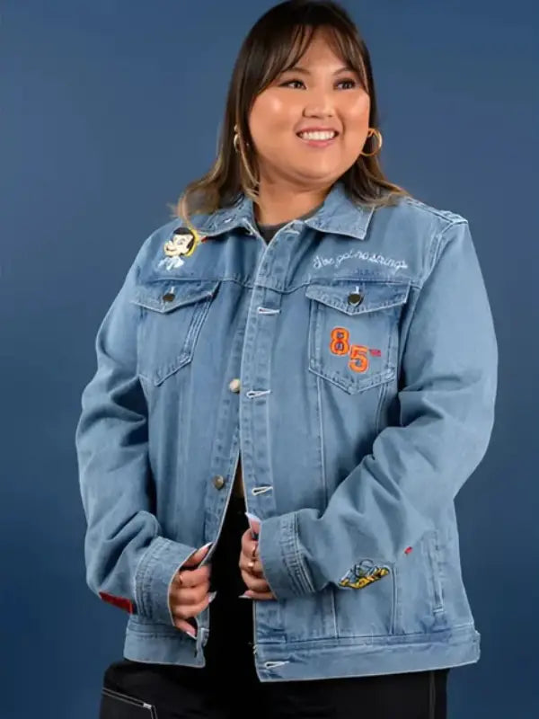 Pinocchio-Anniversary-Embroidered-Denim-Jacket-Blue