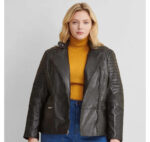 Plus Size Leather Jacket - Image 2