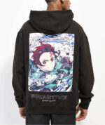 Primitive-x-Demon-Slayer-Tanjiro-Utility-Black-Hoodie