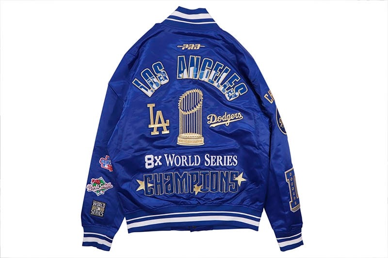Pro Standard los Angeles Dodgers World Series 2024 Rib Satin Jacket Grow Around For Sale